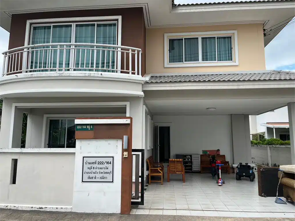 บ้านเดี่ยว 2 ชั้น ม.ธนาลัย บ้านบึง ชลบุรี รูปที่ 2